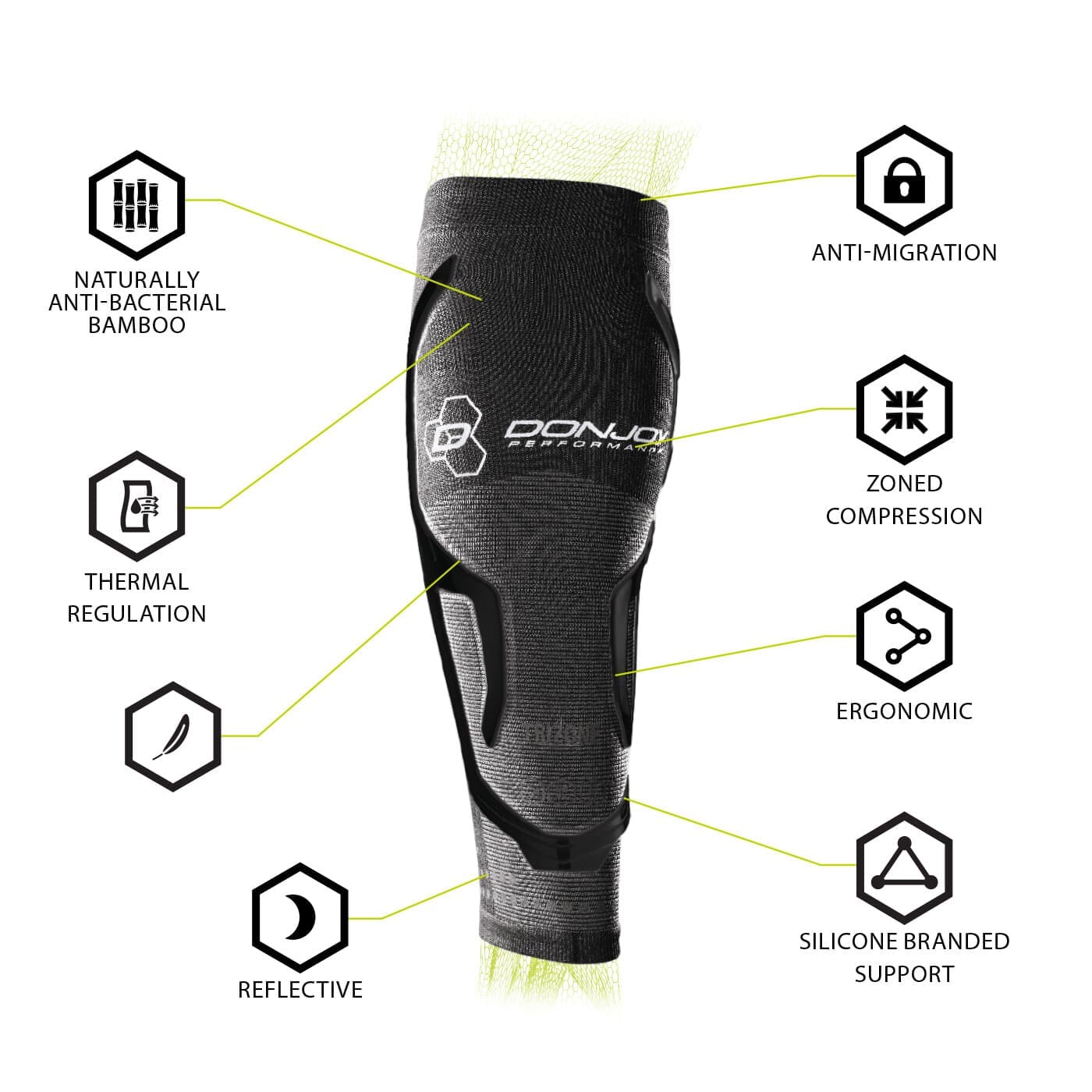 DonJoy Performance Trizone Calf Sleeve - Image 2